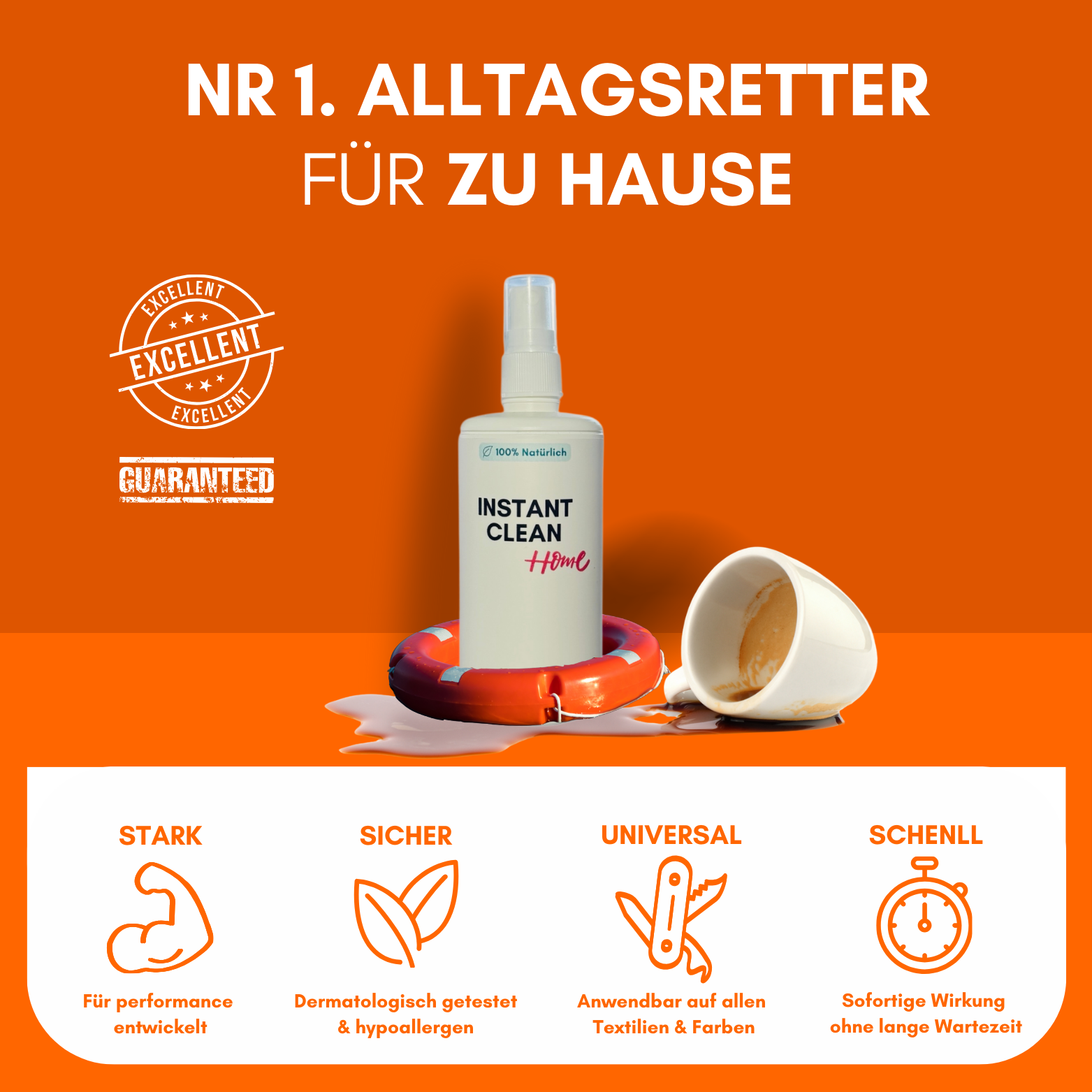 Home – 300× Reinheit für dein Zuhause.