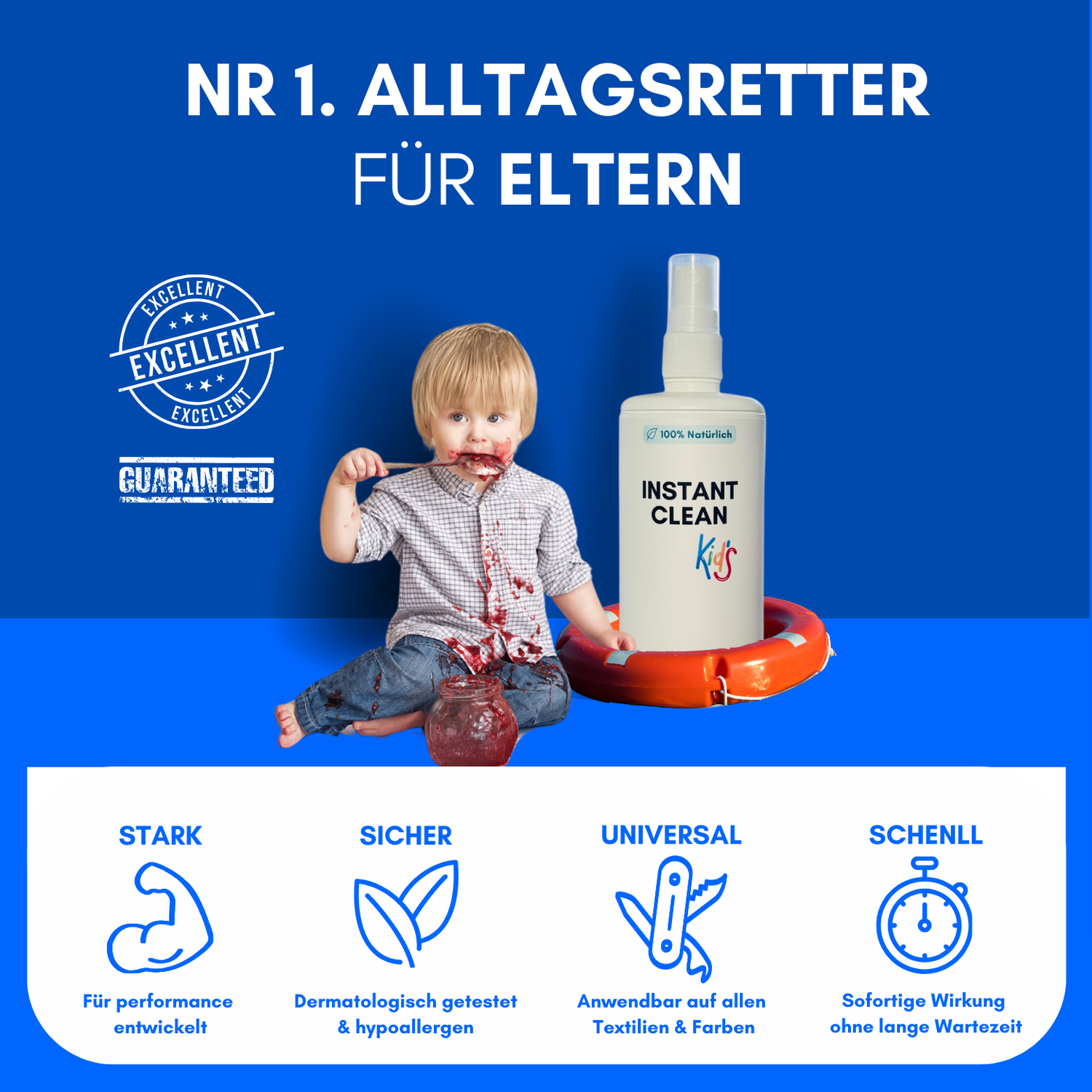 Kids – 300× Sauberkeit für kleine Abenteuer.